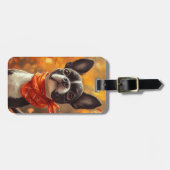 Boston Terrier-Gepäckanhänger Gepäckanhänger (Vorderseite horizontal)