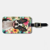 Boston Terrier-Gepäckanhänger Gepäckanhänger (Vorderseite horizontal)