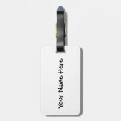 Boston Terrier Gepäckträger Gepäckanhänger (Rückseite vertikal)