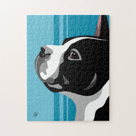 Boston-Terrier-Geschenke Puzzle (Vertikal)