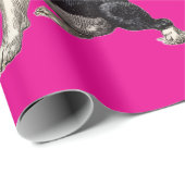 Boston Terrier Geschenkpapier (Rolleneckpunkt)