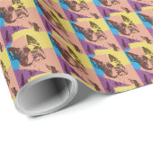 Boston Terrier Geschenkpapier (Rolleneckpunkt)