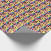 Boston Terrier Geschenkpapier (Ecke)