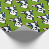 Boston Terrier Geschenkpapier (Ecke)