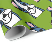 Boston Terrier Geschenkpapier (Rolleneckpunkt)