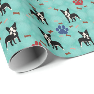 Boston Terrier Geschenkpapier