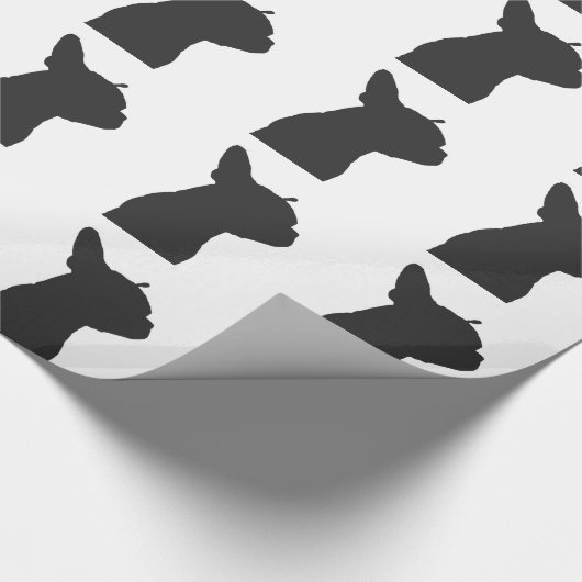 Boston Terrier Geschenkpapier (Ecke)
