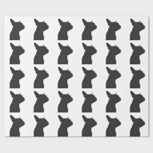 Boston Terrier Geschenkpapier (Flach)