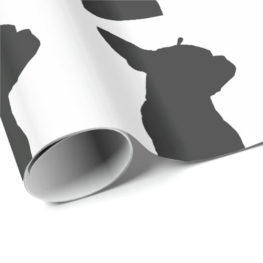 Boston Terrier Geschenkpapier (Rolleneckpunkt)