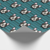 Boston Terrier Geschenkpapier (Ecke)