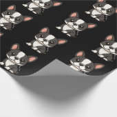 Boston Terrier Geschenkpapier (Ecke)