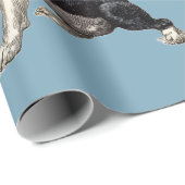 Boston Terrier Geschenkpapier (Rolleneckpunkt)
