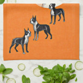 Boston Terrier Geschirrtuch (Gefaltet)