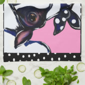 Boston Terrier Geschirrtuch (Gefaltet)