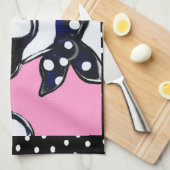 Boston Terrier Geschirrtuch (Viertel Falte)