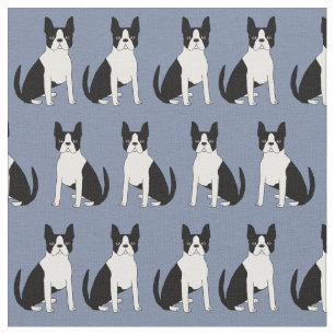 Boston Terrier Gewebe - niedlicher Boston Terrier Stoff