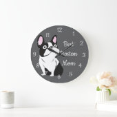 Boston terrier große wanduhr (Zuhause)