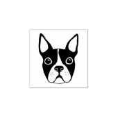 Boston Terrier Gummi Briefmarke Gummistempel (Prägung)