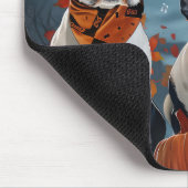 Boston Terrier Halloween Spooky Mousepad (Ecke)