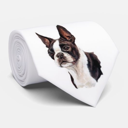 Boston-Terrier-Hals-Krawatte Krawatte (Gerollt)