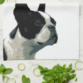 Boston-Terrier Handtuch (Gefaltet)