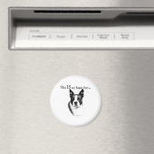 Boston Terrier Happy Face - Magnet (In Situ (Geschirrspüler))