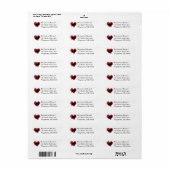 Boston Terrier Heart Silhouette (Vorne)