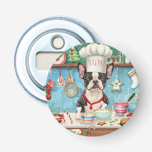 Boston Terrier Holiday Baking: Festliche Weihnacht Flaschenöffner