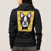 Boston Terrier Hoodie (Rückseite)