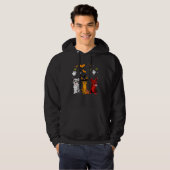 Boston Terrier Hund Hoodie (Vorne ganz)