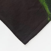 Boston Terrier Hund in St. Patrick's Day Dress Fleecedecke (Ecke)