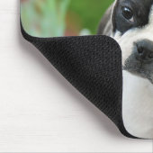 Boston Terrier Hund Niedlich Puppy Animal Head Fot Mousepad (Ecke)