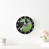 Boston Terrier Hund Runde Wanduhr (Zuhause)