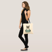 Boston Terrier Hund Tragetaschen (Vorderseite (Model))