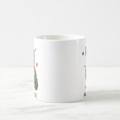 Boston Terrier Hund Weihnachtspullover Kaffeetasse (Mittel)