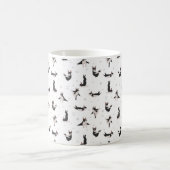 Boston Terrier Hund Yoga Kaffeetasse (Mittel)