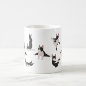 Boston Terrier Hund Yoga Kaffeetasse (Mittel)