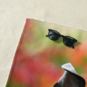 Boston-Terrier-Hundeniedlicher Strandtuch (Beispiel)