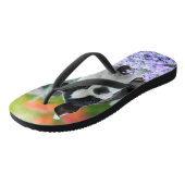 Boston-Terrier-Hundeniedliches Badesandalen (Schrägansicht)