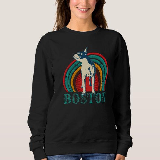 Boston Terrier Hunderasse  103 Sweatshirt (Vorderseite)