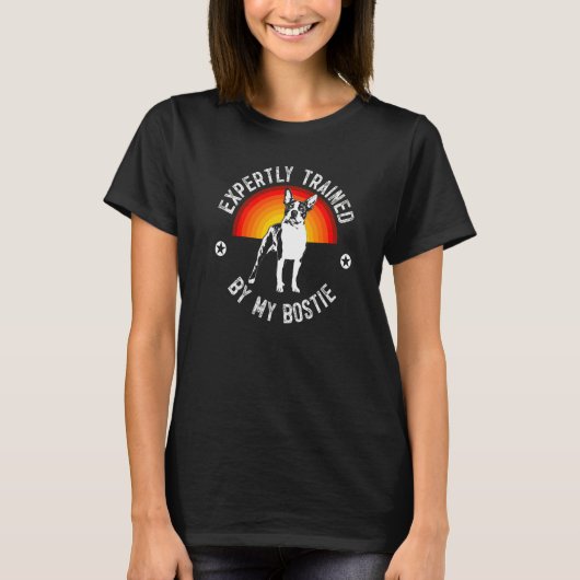 Boston Terrier-Hunderasse 108 T-Shirt (Vorderseite)
