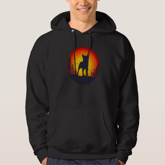 Boston Terrier Hunderasse 116 Hoodie (Vorderseite)