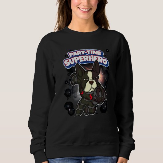 Boston Terrier Hunderasse  174 Sweatshirt (Vorderseite)