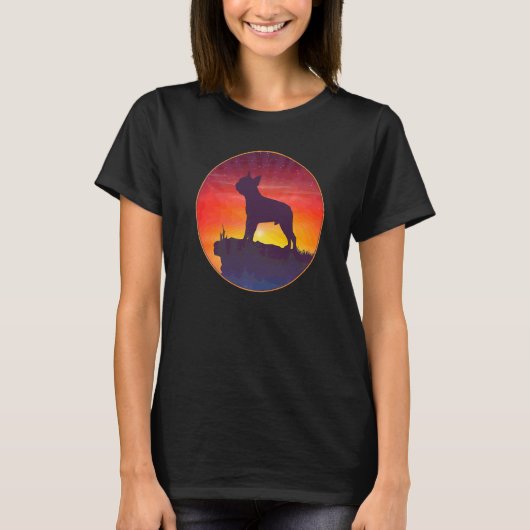 Boston Terrier-Hunderasse  23 T-Shirt (Vorderseite)
