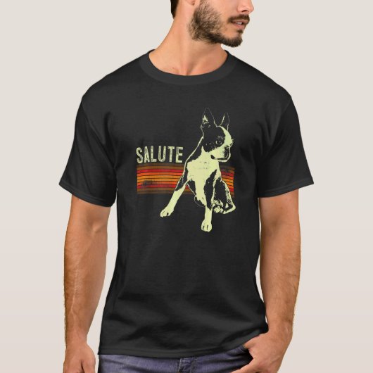 Boston Terrier Hunderasse  29 T-Shirt (Vorderseite)