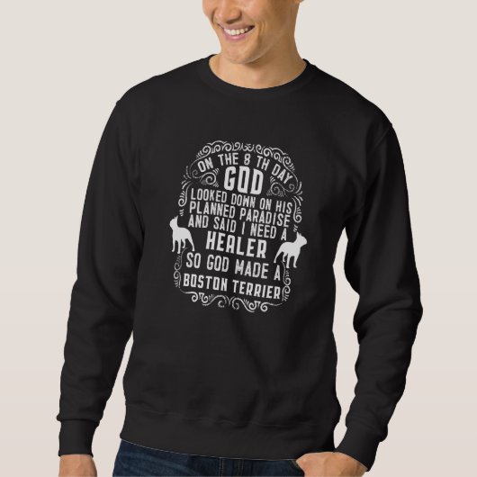 Boston Terrier Hunderasse  2 Sweatshirt (Vorderseite)