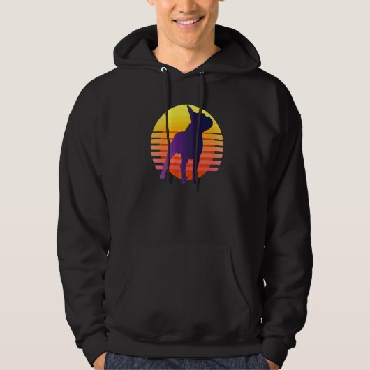 Boston Terrier Hunderasse 46 Hoodie (Vorderseite)