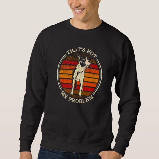 Boston Terrier Hunderasse  81 Sweatshirt (Vorderseite)