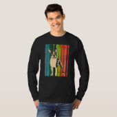 Boston Terrier Hunderasse 95 T-Shirt (Vorne ganz)