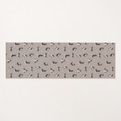 Boston Terrier Hundyoga Yogamatte (Vorderseite (Horizontal))